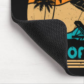 Golf van Amerika  Amerikaans patriottisch ontwerp Muismat (Hoek)