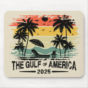 Golf van Amerika Amerikaans patriottisch ontwerp Muismat