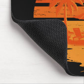 Golf van Amerika  Amerikaans patriottisch ontwerp Muismat (Hoek)