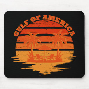 Golf van Amerika  Amerikaans patriottisch ontwerp Muismat