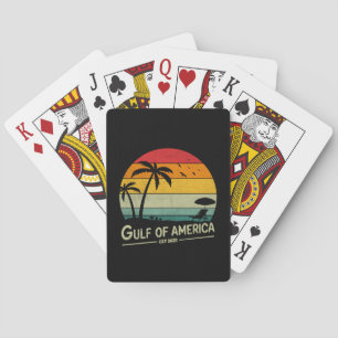 Golf van Amerika  Amerikaans patriottisch ontwerp Pokerkaarten