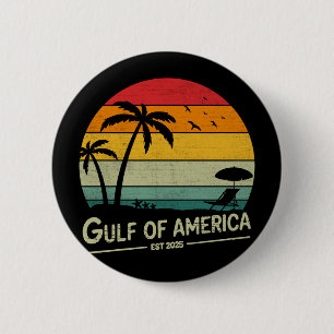 Golf van Amerika  Amerikaans patriottisch ontwerp Ronde Button 5,7 Cm
