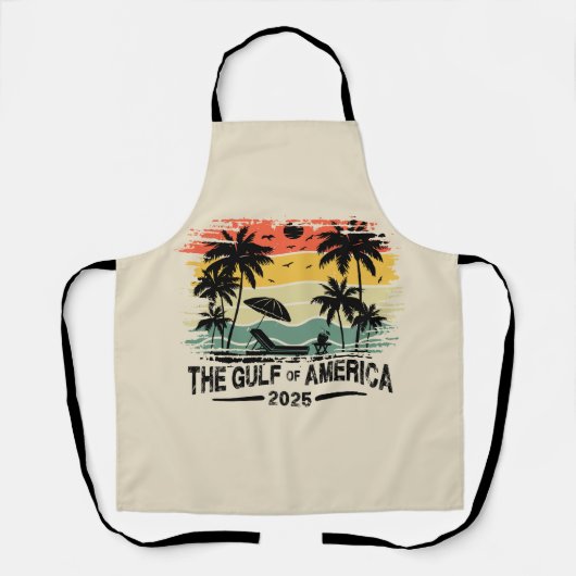 Golf van Amerika  Amerikaans patriottisch ontwerp Schort (Voorkant)