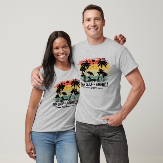 Golf van Amerika  Amerikaans patriottisch ontwerp T-shirt (Unisex)