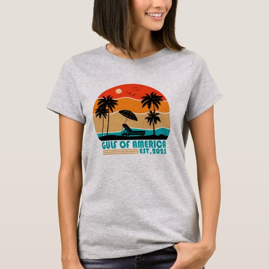 Golf van Amerika Amerikaans patriottisch T-shirt (Voorkant)