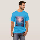 Golf van Amerika bij zonsondergang T-shirt (Voorkant volledig)