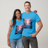 Golf van Amerika bij zonsondergang T-shirt (Unisex)
