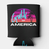 Golf van Amerika Blikhouder Blikjeskoeler (Achterkant)