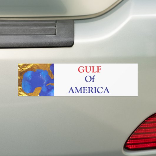 GOLF VAN AMERIKA BUMPERSTICKER (Op auto)