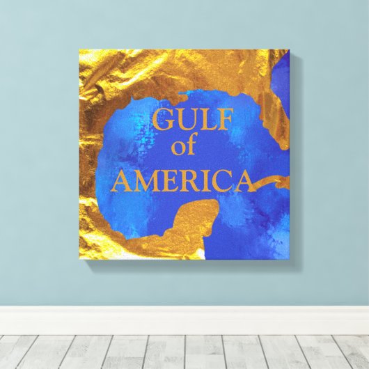 GOLF VAN AMERIKA CANVAS AFDRUK (Insitu (Houten vloer))