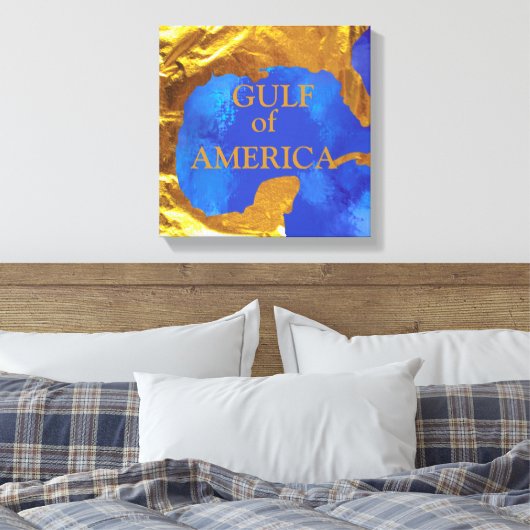 GOLF VAN AMERIKA CANVAS AFDRUK (Insitu (Slaapkamer))