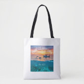 Golf van Amerika Canvas tas- Strandtas Tote Bag (Voorkant)