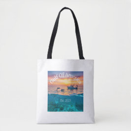 Golf van Amerika Canvas tas- Strandtas Tote Bag