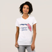 Golf van Amerika Dames T-shirt (Voorkant volledig)