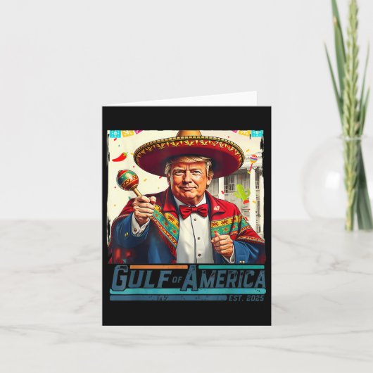 Golf van Amerika EST 2025 Cinco de Mayo Trump G Kaart (Voorkant)