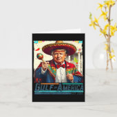 Golf van Amerika EST 2025 Cinco de Mayo Trump G Kaart (Gele Bloem)