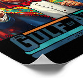 Golf van Amerika EST 2025 Cinco de Mayo Trump G Poster (Hoek)