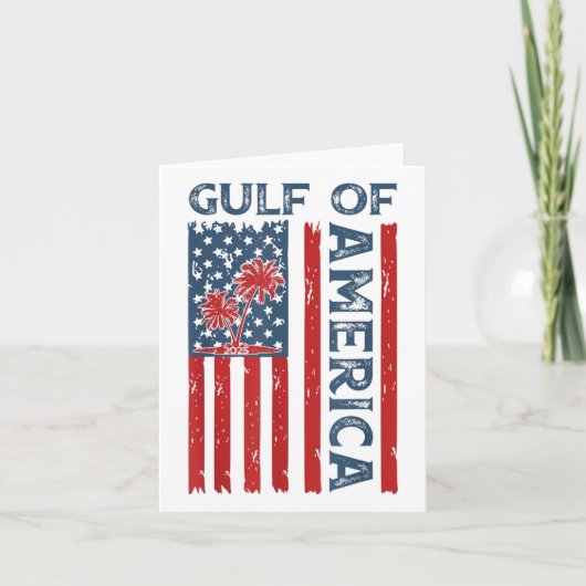 Golf van Amerika EST 2025 Grappige Golf van de VS  Kaart (Voorkant)
