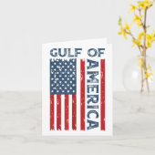 Golf van Amerika EST 2025 Grappige Golf van de VS  Kaart (Gele Bloem)