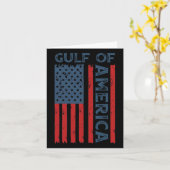 Golf van Amerika EST 2025 Grappige Golf van de VS Kaart (Gele Bloem)