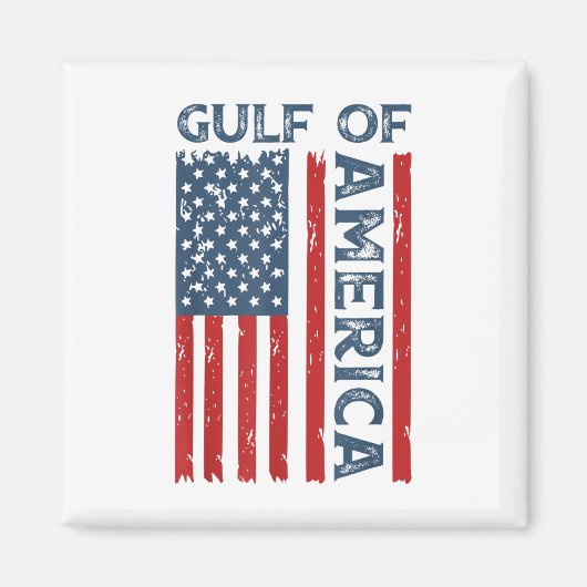 Golf van Amerika EST 2025 Grappige Golf van de VS Magneet (Voorkant)