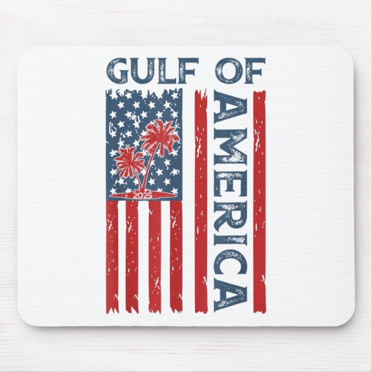 Golf van Amerika EST 2025 Grappige Golf van de VS  Muismat (Voorkant)