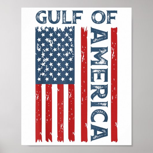 Golf van Amerika EST 2025 Grappige Golf van de VS Poster (Voorkant)