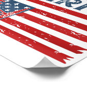 Golf van Amerika EST 2025 Grappige Golf van de VS  Poster (Hoek)