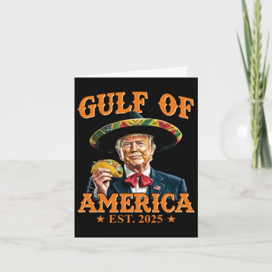  Golf van Amerika EST 2025 Grappige Trump Kaart (Voorkant)