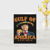  Golf van Amerika EST 2025 Grappige Trump Kaart (Gele Bloem)