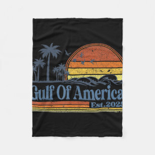 Golf van Amerika EST 2025 Retro Beach 1 Fleece Deken