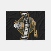 Golf van Amerika EST 2025 Retro Beach 5 Fleece Deken (Voorkant (Horizontaal))