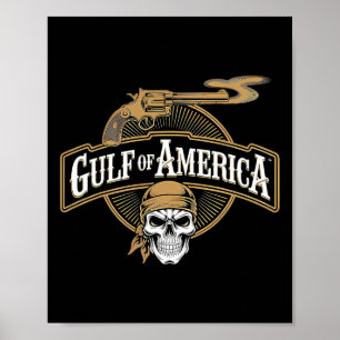 Golf van Amerika EST 2025 Retro Beach 5 Poster