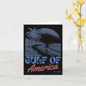 Golf van Amerika EST 2025 Retro Beach 6 Kaart (Gele Bloem)