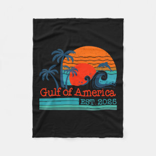 Golf van Amerika EST 2025 Retro  Beach Fleece Deken