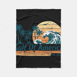Golf van Amerika EST 2025 Retro Beach Fleece Deken