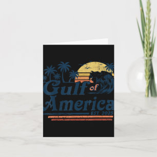 Golf van Amerika EST 2025 Retro Beach Kaart