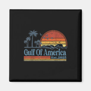 Golf van Amerika EST 2025 Retro Beach Magneet