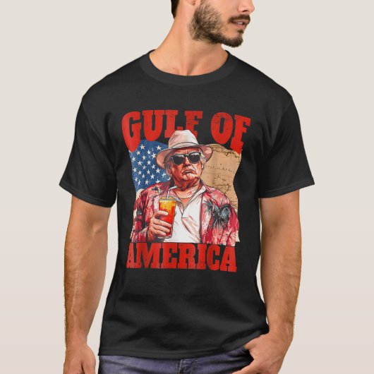 Golf van Amerika Est 2025 Retro  Beach T-shirt (Voorkant)