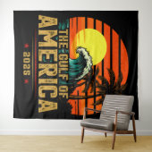 Golf van Amerika Est 2025 Retro Vintage Wandkleed (In Situ (horizontaal))