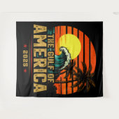 Golf van Amerika Est 2025 Retro Vintage Wandkleed (Voorkant (horizontaal))