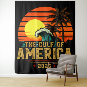 Golf van Amerika Est 2025 Retro Vintage Wandkleed