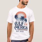 Golf van Amerika Est. 2025 T-shirt (Voorkant)