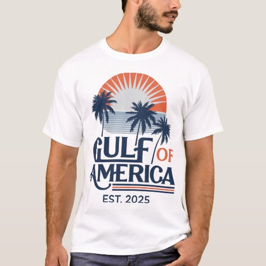 Golf van Amerika Est. 2025 T-shirt (Voorkant)
