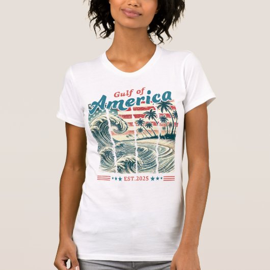 Golf van Amerika: Est 2025 T-shirt (Voorkant)