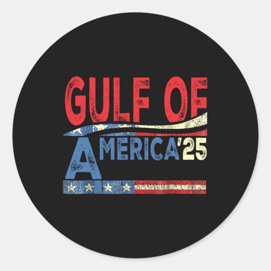Golf van Amerika - Golf van Mexico 2025 1 Ronde Sticker (Voorkant)
