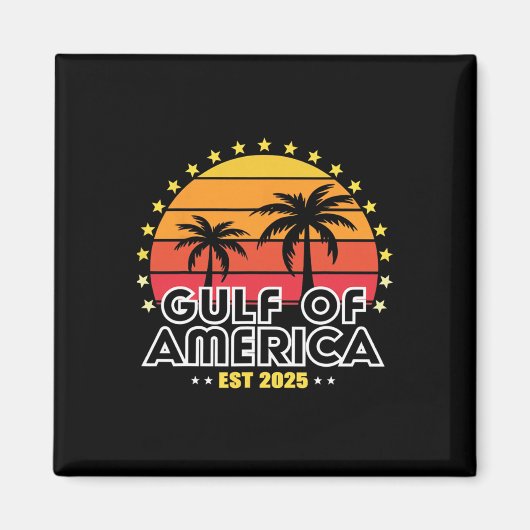 Golf van Amerika Golf van Mexico 2025 2 Magneet (Voorkant)