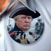Golf van Amerika - Grappig Donald Trump Ronde Button 7,6 Cm