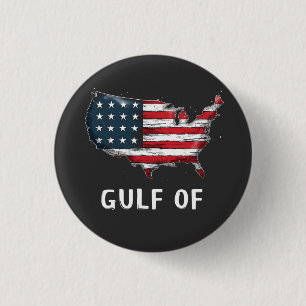 Golf van Amerika Grappig Trump Oost Kostte Mexico Ronde Button 3,2 Cm
