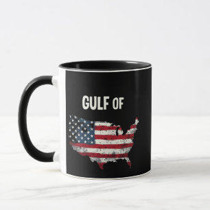 Golf van Amerika Grappig Trump USA Kaart Vlag Mok